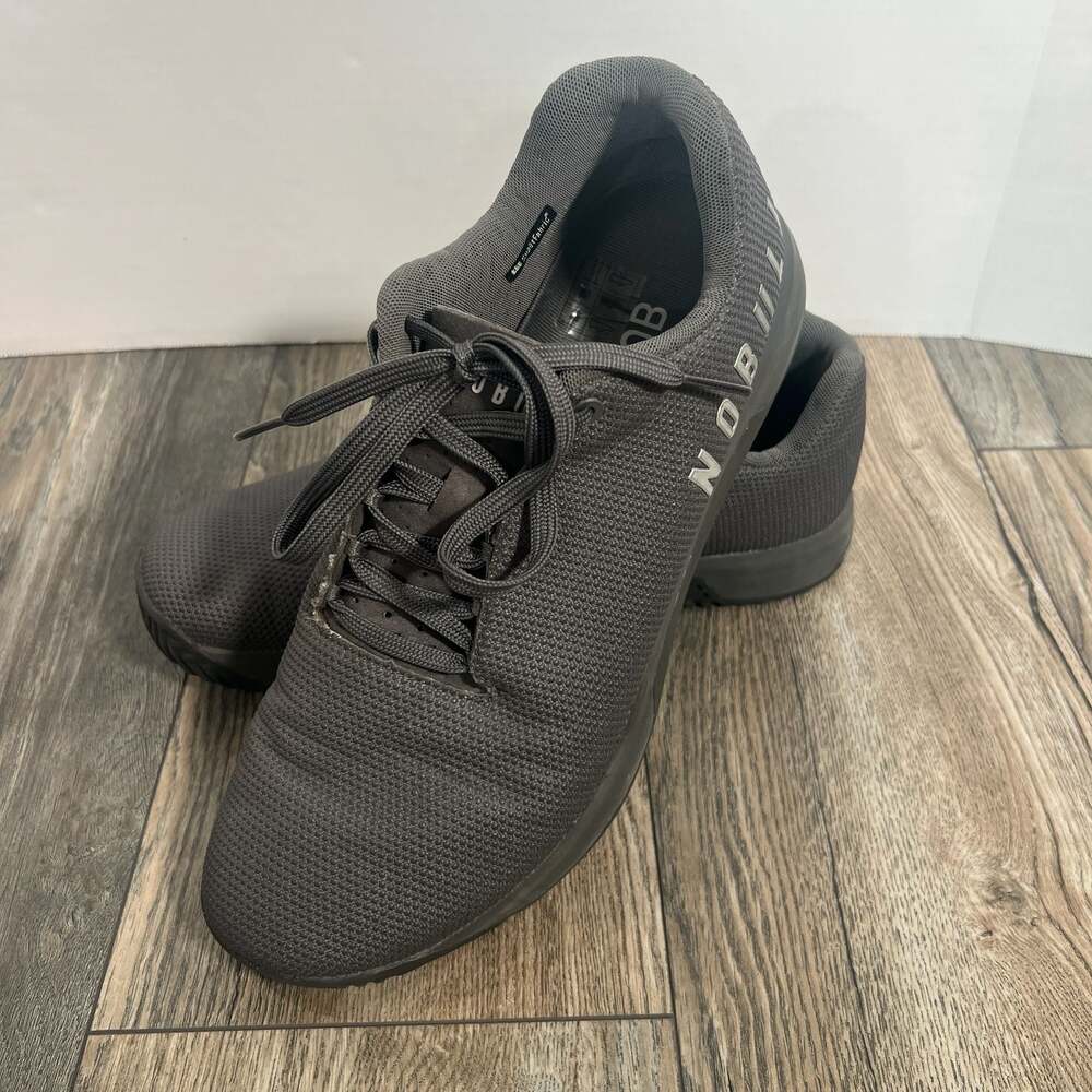 NOBULL Men's Outwork SuperFabric Trainer - Black/Grey Tone Size 12.5